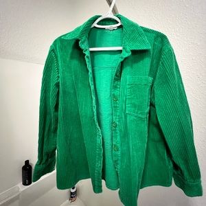 Green Corduroy Shirt